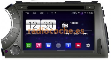 Radio DVD Navegador GPS Android 4.4.4 S160 Especifico para SsangYong Actyon (2005-2015)-1