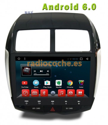 Android 6.0 Autoradio Reproductor De DVD GPS Navigation para Mitsubishi Outlander Sport (2011-2015)-1