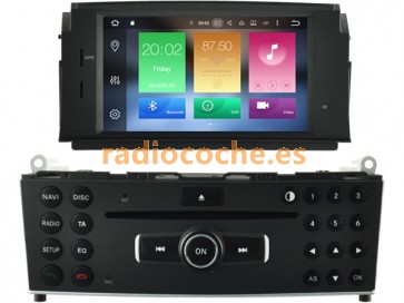 Android 6.0.1 Autoradio Reproductor De DVD GPS Navigation para Mercedes Clase C W204 (2007-2011)-1