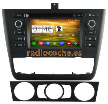 Radio DVD Navegador GPS Android 4.4.4 S160 Especifico para BMW Serie 1 E87-1