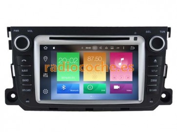 Android 6.0.1 Autoradio Reproductor De DVD GPS Navigation para Smart ForTwo (2010-2014)-1