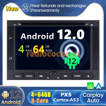 Android 12.0 Autoradio Reproductor De DVD GPS Navigation para Fiat Scudo-1