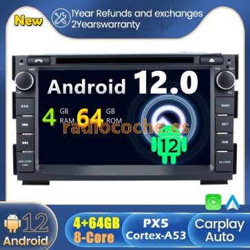 Android 12.0 Autoradio Reproductor De DVD GPS Navigation para Kia Venga (De 2010)-1