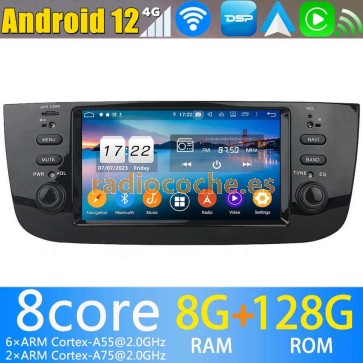 6.2" Android 13.0 Autoradio Reproductor de DVD Multimedia para Fiat Grande Punto (De 2012)-1