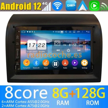 7" Android 13.0 Autoradio Reproductor de DVD Multimedia para Fiat Ducato (De 2006)-1