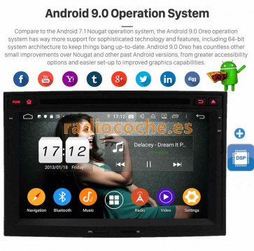 7" Android 9.0 Autoradio Reproductor de DVD Multimedia para Citroën Berlingo (De 2008)-1