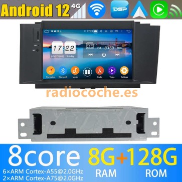 7" Android 13.0 Autoradio Reproductor de DVD Multimedia para Citroën DS4 (De 2011)-1