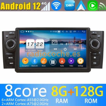 7" Android 13.0 Autoradio Reproductor de DVD Multimedia para Fiat Grande Punto (De 2005)-1