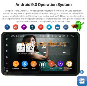 7" Android 9.0 Autoradio Reproductor de DVD Multimedia para Suzuki Jimny (2005-2018)-1
