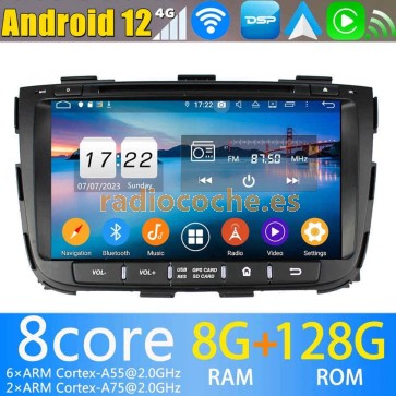 8" Android 13.0 Autoradio Reproductor de DVD Multimedia para Kia Sorento (2013-2015)-1