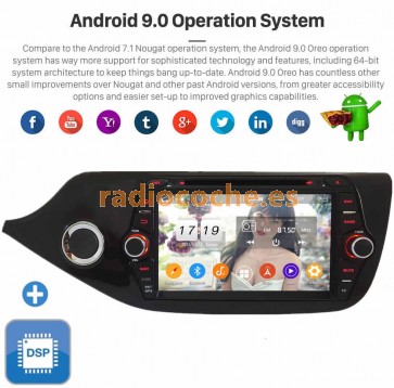 8" Android 9.0 Autoradio Reproductor de DVD Multimedia para Kia Ceed (2012-2018)-1