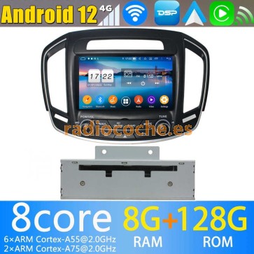 8" Android 12.0 Autoradio Reproductor de DVD Multimedia para Opel Insignia (De 2014)-1