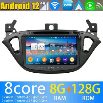 8" Android 12.0 Autoradio Reproductor de DVD Multimedia para Opel Corsa E (De 2014)-1