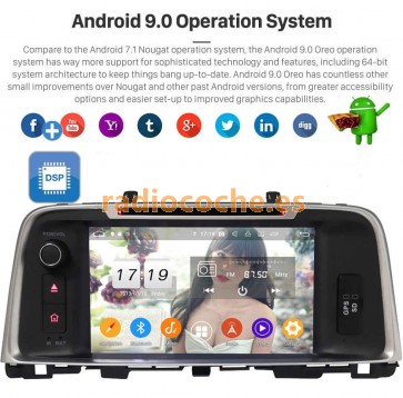8" Android 9.0 Autoradio Reproductor de DVD Multimedia para Kia Optima (De 2015)-1