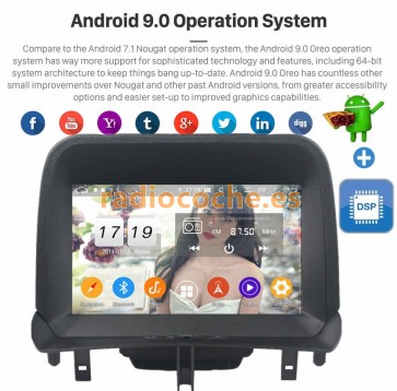 8" Android 9.0 Autoradio Reproductor de DVD Multimedia para Ford Transit Courier (De 2014)-1