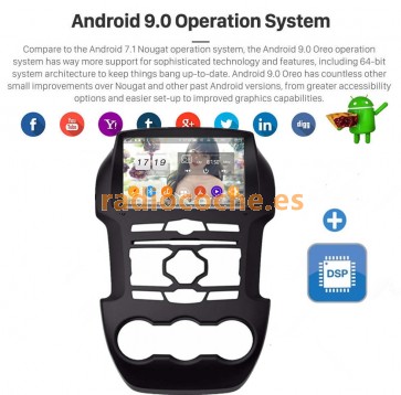 8" Android 9.0 Autoradio Reproductor de DVD Multimedia para Ford Ranger (2011-2015)-1