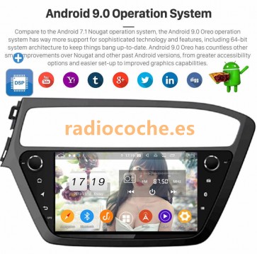 9" Android 9.0 Autoradio Reproductor de DVD Multimedia para Hyundai i20 (2018-2020)-1