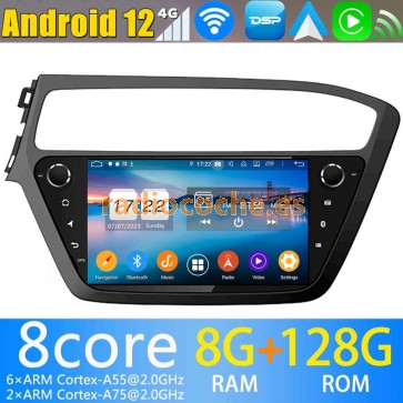 9" Android 13.0 Autoradio Reproductor de DVD Multimedia para Hyundai i20 (2018-2020)-1