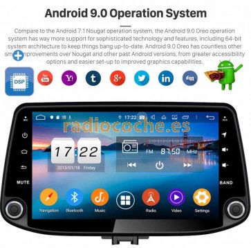 9" Android 9.0 Autoradio Reproductor de DVD Multimedia para Hyundai i30 (2017-2020)-1
