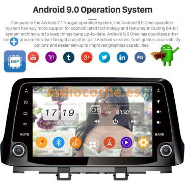 9" Android 9.0 Autoradio Reproductor de DVD Multimedia para Hyundai Kona (2017-2020)-1