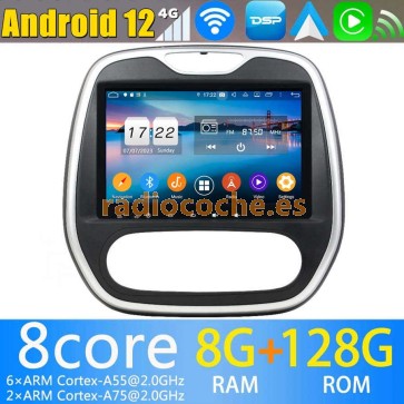 9" Android 13.0 Autoradio Reproductor de DVD Multimedia para Renault Captur MT (De 2013)-1