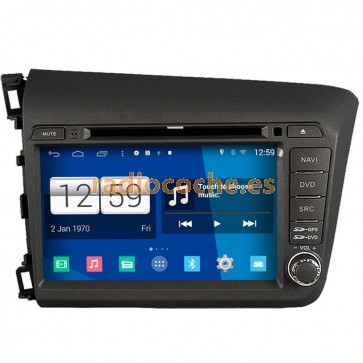 Radio DVD Navegador GPS Android 4.4.4 S160 Especifico para Honda Civic (2012-2014)-1
