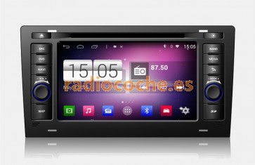 Radio DVD Navegador GPS Android 4.4.4 S160 Especifico para Audi A8 (1994-2003)-1