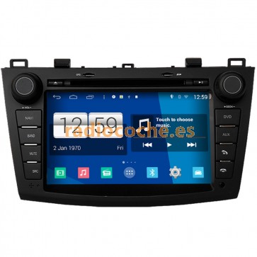 Radio DVD Navegador GPS Android 4.4.4 S160 Especifico para Mazda 3 (2009-2013)-1