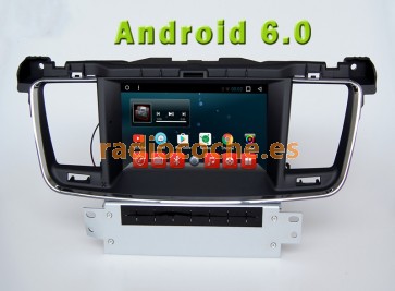 Android 6.0 Autoradio Reproductor De DVD GPS Navigation para Peugeot 508 (2011-2015)-1