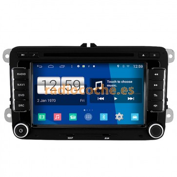 Radio DVD Navegador GPS Android 4.4.4 S160 Especifico para Skoda Praktik (2007-2012)-1