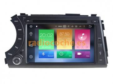 Android 6.0.1 Autoradio Reproductor De DVD GPS Navigation para SsangYong Actyon Sports-1