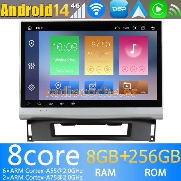 10" Android 14.0 Autoradio Navegación GPS Reproductor de DVD Multimedia para Opel Astra J (De 2009)-1