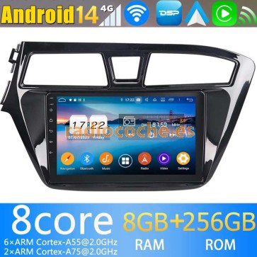 9" Android 13.0 Autoradio Reproductor de DVD Multimedia para Hyundai i20 (De 2014)-1
