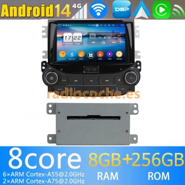 8" Android 14.0 Autoradio Navegación GPS Reproductor de DVD Multimedia para Chevrolet Malibu (2012-2015)-1