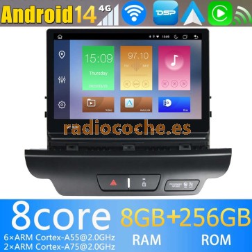 9" Android 14.0 Autoradio Navegación GPS Reproductor de DVD Multimedia para Kia Ceed (2019-2020)-1