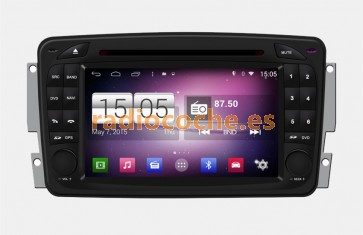 Radio DVD Navegador GPS Android 4.4.4 S160 Especifico para Mercedes Clase CLK C208 (1996-2008)-1