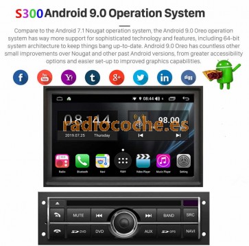 S300 Android 9.0 Autoradio Reproductor De DVD GPS Navigation para Mitsubishi L200 (2005-2014)-1