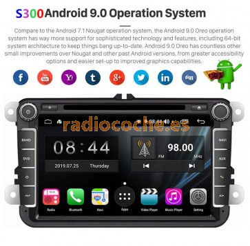 S300 Android 9.0 Autoradio Reproductor De DVD GPS Navigation para SEAT Toledo (2004-2009)-1