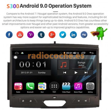 S300 Android 9.0 Autoradio Reproductor De DVD GPS Navigation para Ford Ranger (2016-2019)-1
