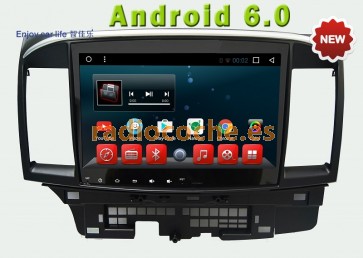 Android 6.0 Autoradio Reproductor De DVD GPS Navigation para Mitsubishi Lancer (2006-2012)-1
