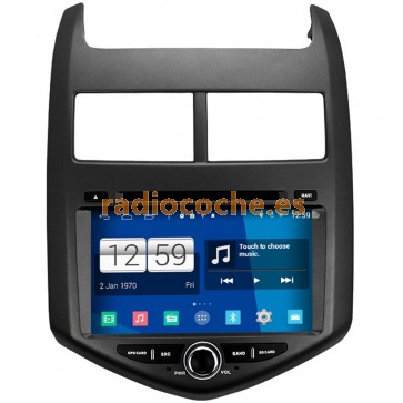 Radio DVD Navegador GPS Android 4.4.4 S160 Especifico para Chevrolet Aveo (2011-2014)-1
