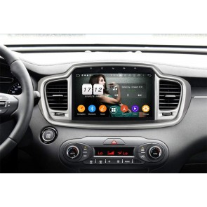 Kia Sorento Radio de Coche Android 9.0 con 8-Core 4GB+32GB Bluetooth Navegación GPS Control Volante Micrófono DAB CD SD USB 4G WiFi TV AUX OBD2 MirrorLink CarPlay - 10,1