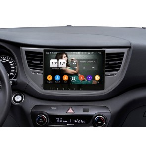 Hyundai Tucson Radio de Coche Android 9.0 con 8-Core 4GB+32GB Bluetooth Navegación GPS Control Volante Micrófono DAB CD SD USB 4G WiFi TV AUX OBD2 MirrorLink CarPlay - 10