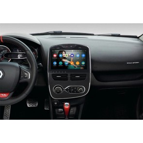 Renault Clio Radio de Coche Android 9.0 con 8-Core 4GB+32GB Bluetooth Navegación GPS Control Volante Micrófono DAB CD SD USB 4G WiFi TV AUX OBD2 MirrorLink CarPlay - 10