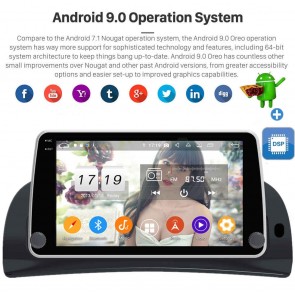 9" Android 9.0 Autoradio Reproductor de DVD Multimedia para Renault Kangoo (De 2015)-1