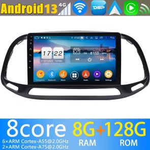 9" Android 13.0 Autoradio Reproductor de DVD Multimedia para Fiat Doblò (De 2015)-1