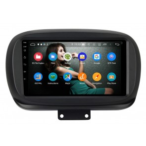 Fiat 500X Radio de Coche Android 9.0 con 8-Core 4GB+32GB Bluetooth Navegación GPS Control Volante Micrófono DAB CD SD USB 4G WiFi TV AUX OBD2 MirrorLink CarPlay - 9
