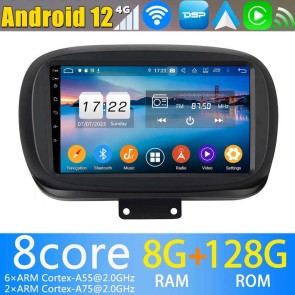 9" Android 13.0 Autoradio Reproductor de DVD Multimedia para Fiat 500X (2014-2019)-1