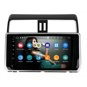Toyota Land Cruiser Prado 150 Radio de Coche Android 9.0 con 8-Core 4GB+32GB Bluetooth Navegación GPS Control Volante Micrófono DAB CD SD USB 4G WiFi OBD2 CarPlay - 10