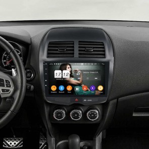 Mitsubishi ASX Radio de Coche Android 9.0 con 8-Core 4GB+32GB Bluetooth Navegación GPS Control Volante Micrófono DAB CD SD USB 4G WiFi TV AUX OBD2 MirrorLink CarPlay - 10